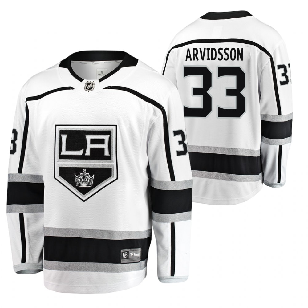 Kings Viktor Arvidsson Jersey Away White Player Men