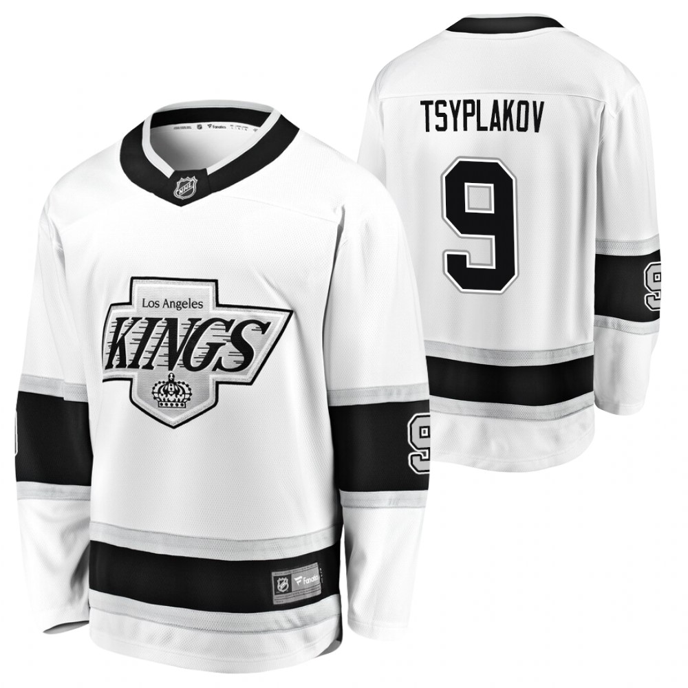 Kings Vladimir Tsyplakov Jersey Heritage White Premier Breakaway Player Men's
