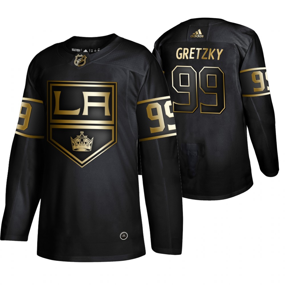 Kings Wayne Gretzky Men's Retired Player 2019 NHL Golden Edition Jersey