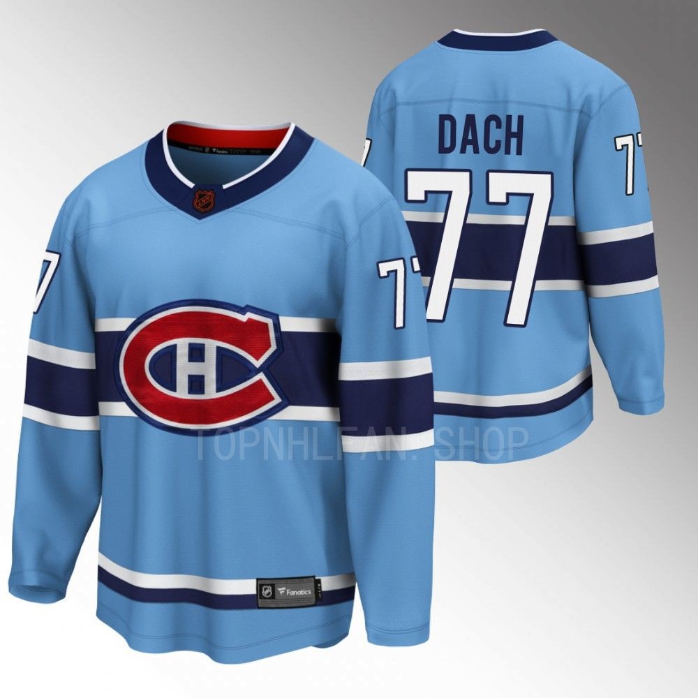Kirby Dach Montreal Canadiens Jersey Special Edition 2.0 Blue 2022 Breakaway Player
