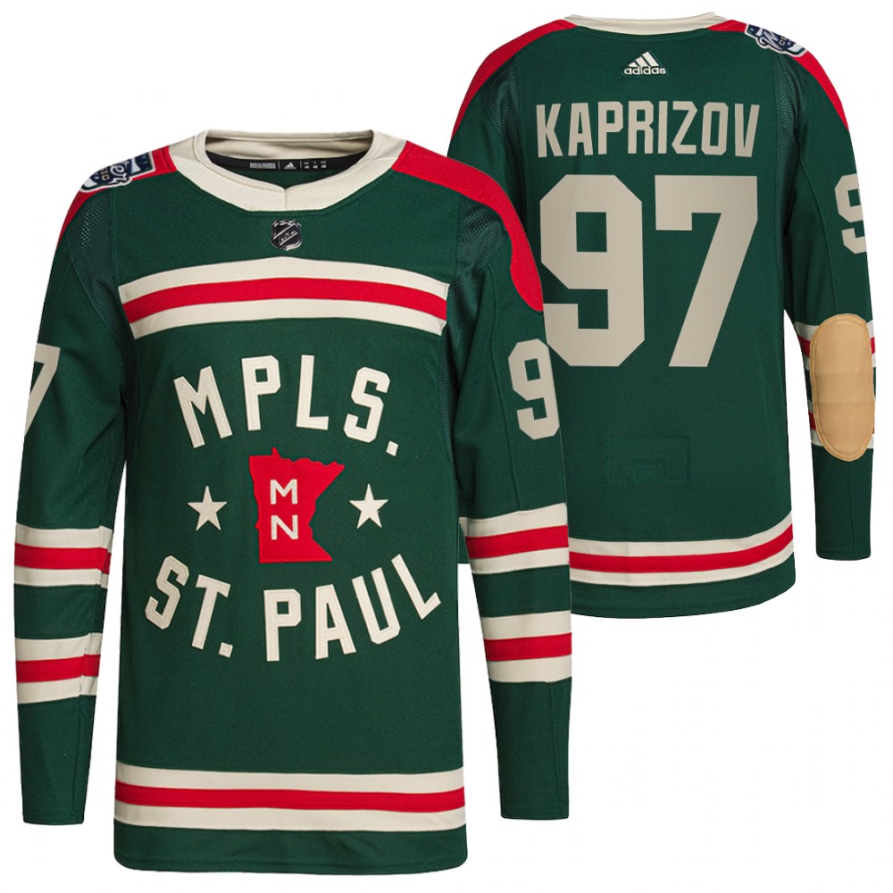 Kirill Kaprizov Wild 2022 Winter Classic Green Authentic Jersey