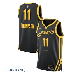 Klay Thompson Golden State Warriors Nike Unisex 2023-24 Swingman Jersey - Black - City Edition