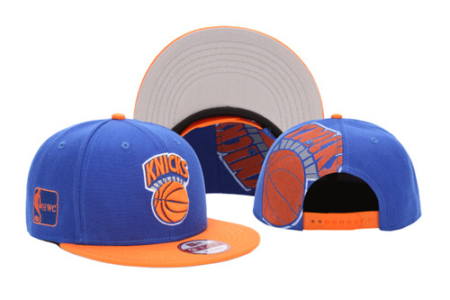 Knicks Team Logo Blue Adjustable Hat LH