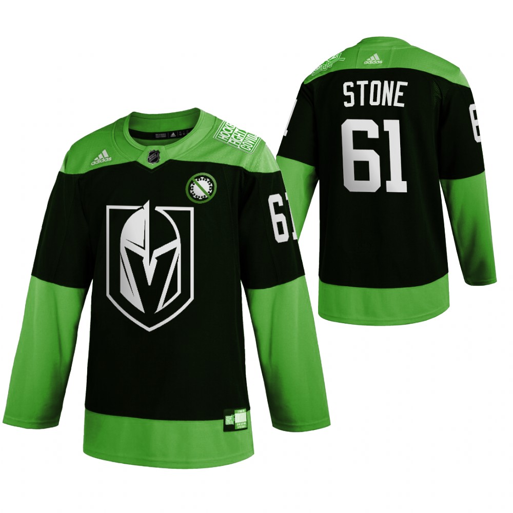 Knights Hockey Fight nCoV mark stone Green Jersey