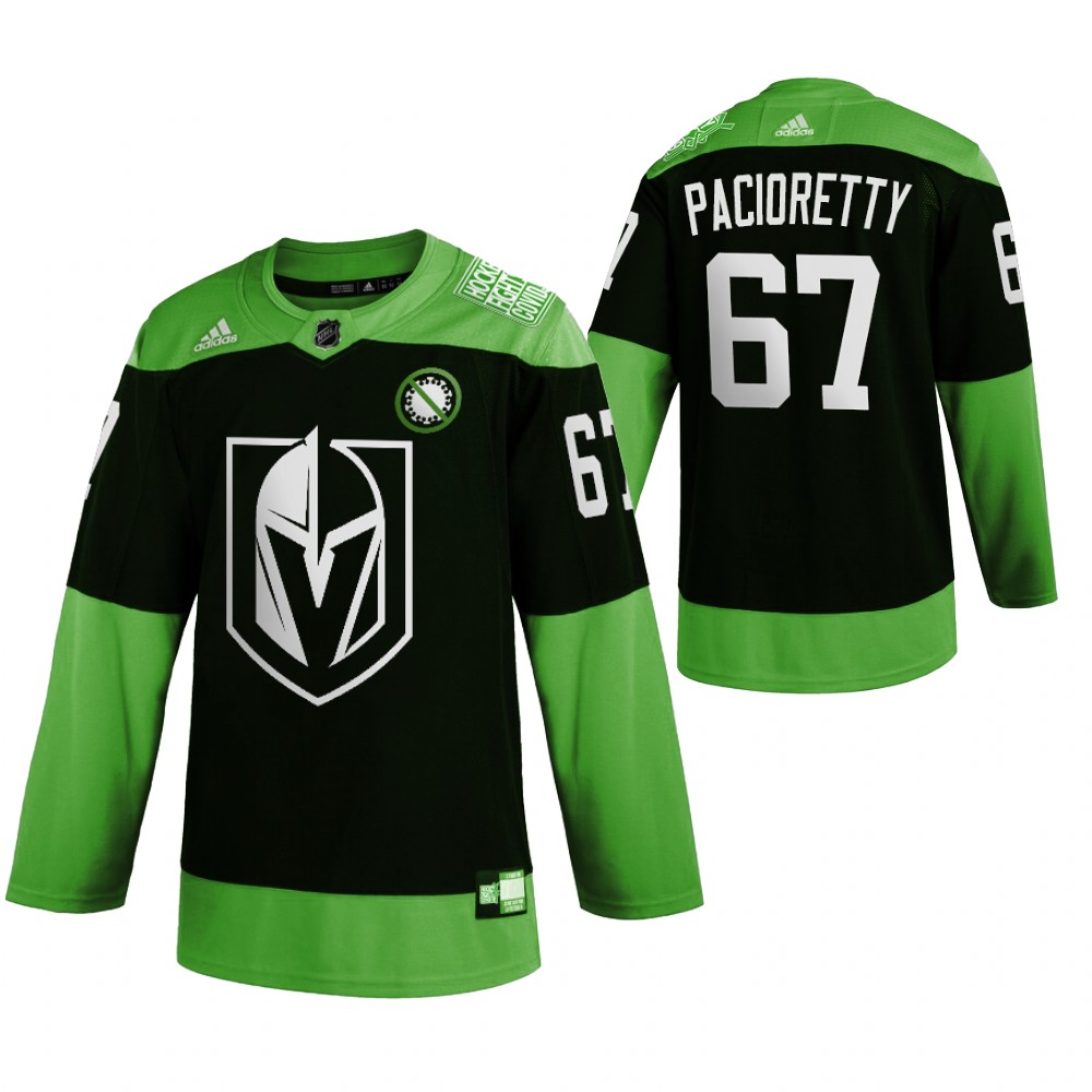 Knights Hockey Fight nCoV max pacioretty Green Jersey