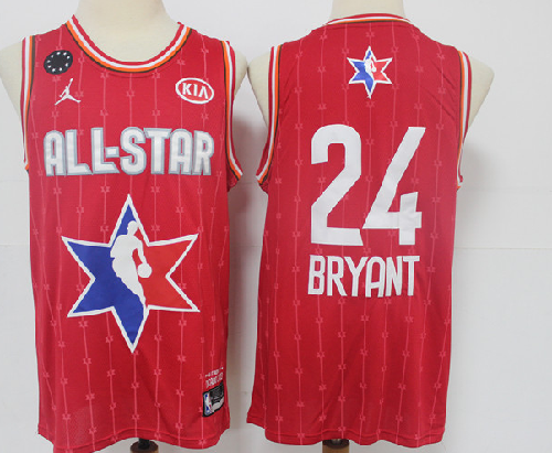 Kobe Bryant #24 All-Star jerseys red NBA jersey