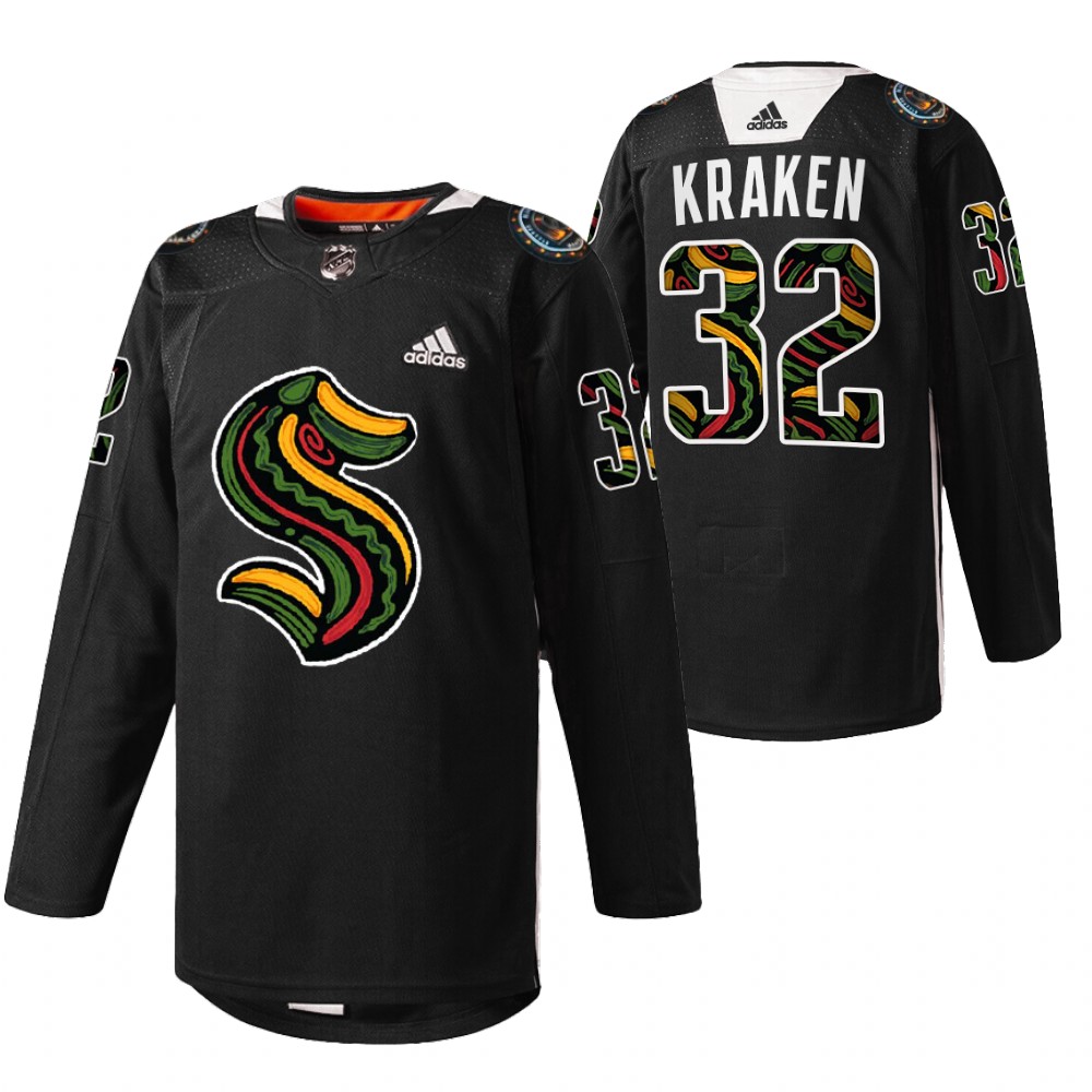 Kraken Black History Month 2022 Black Limited Edition Jersey