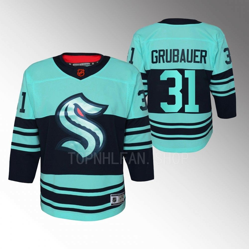 Kraken Philipp Grubauer 2022 Special Edition 2.0 Jersey Youth Replica