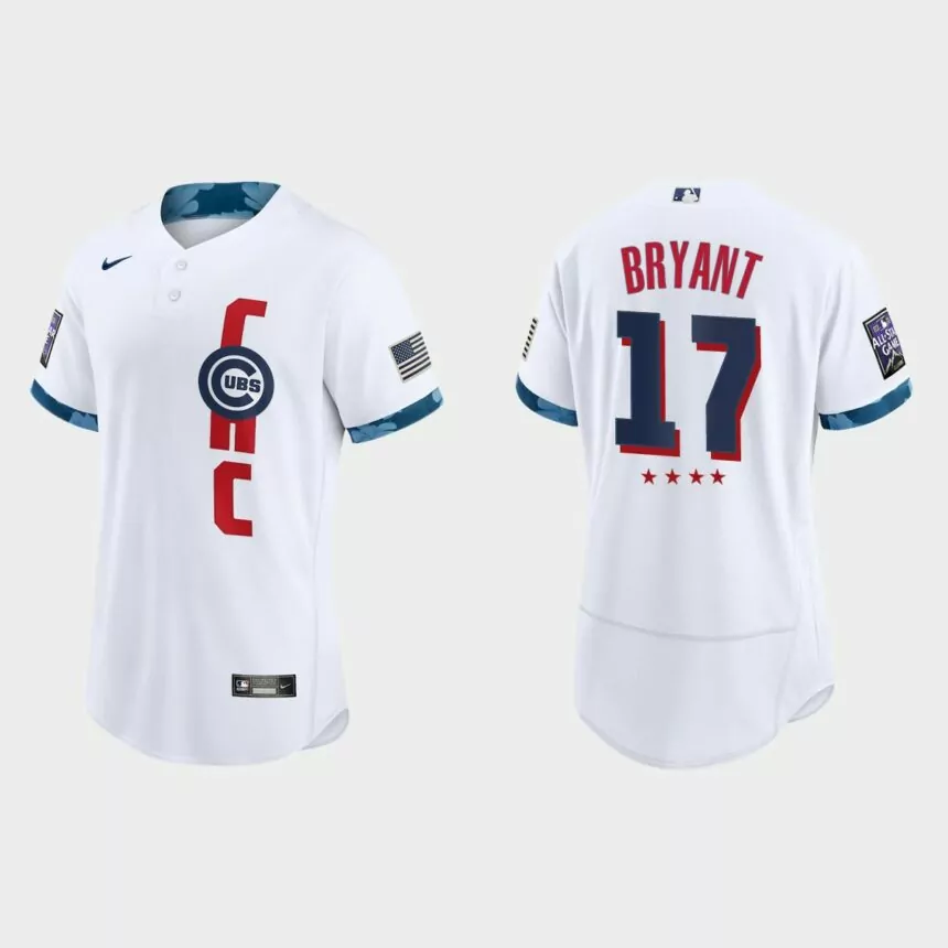 Kris Bryant Chicago Cubs 2021 MLB All-Star Game Authentic Jersey – White