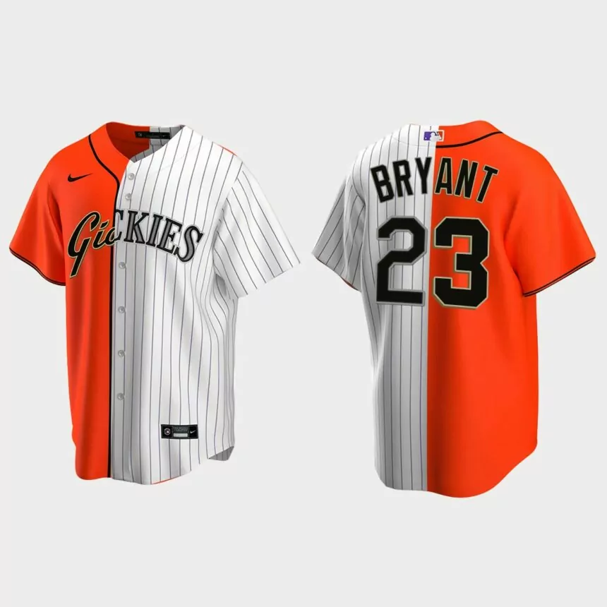 Kris Bryant Colorado Rockies Split Replica Jersey – Two Tone