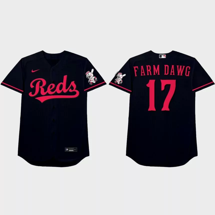 Kyle Farmer 2021 Players’ Weekend Farm Dawg Nickname Jersey – Black