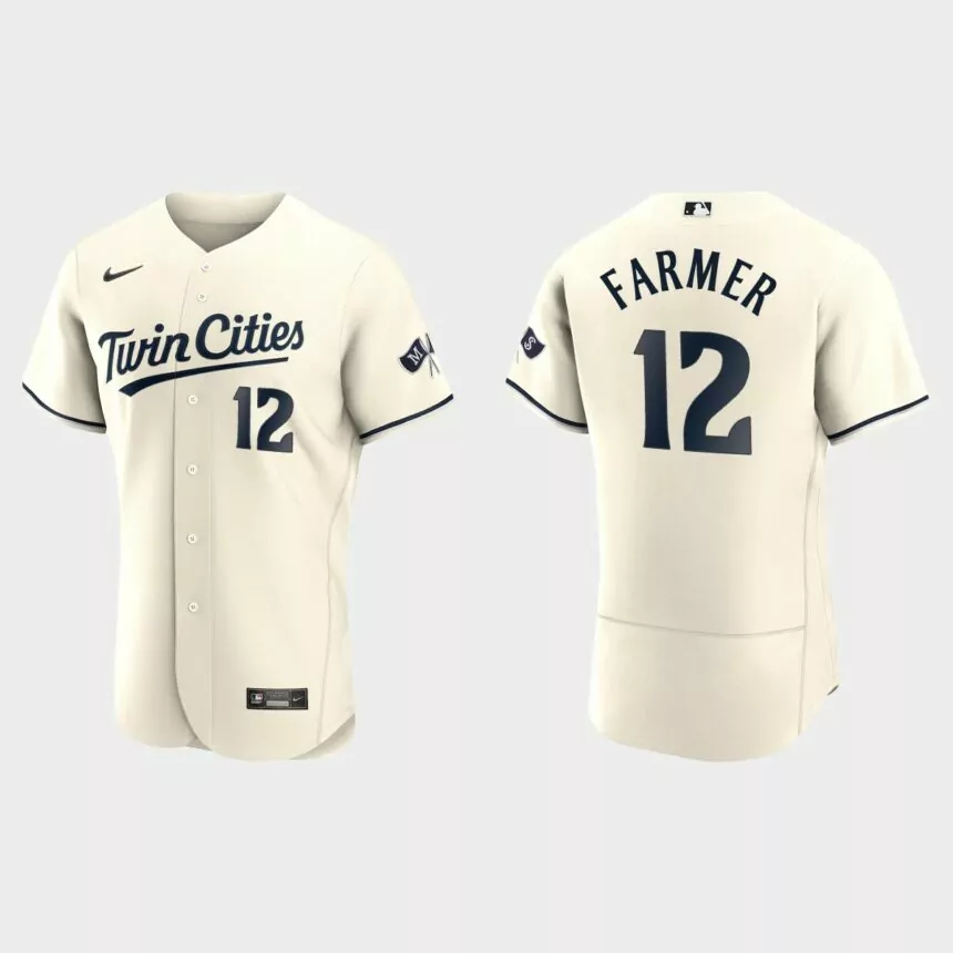 Kyle Farmer Minnesota Twins Authentic Jersey – Cream