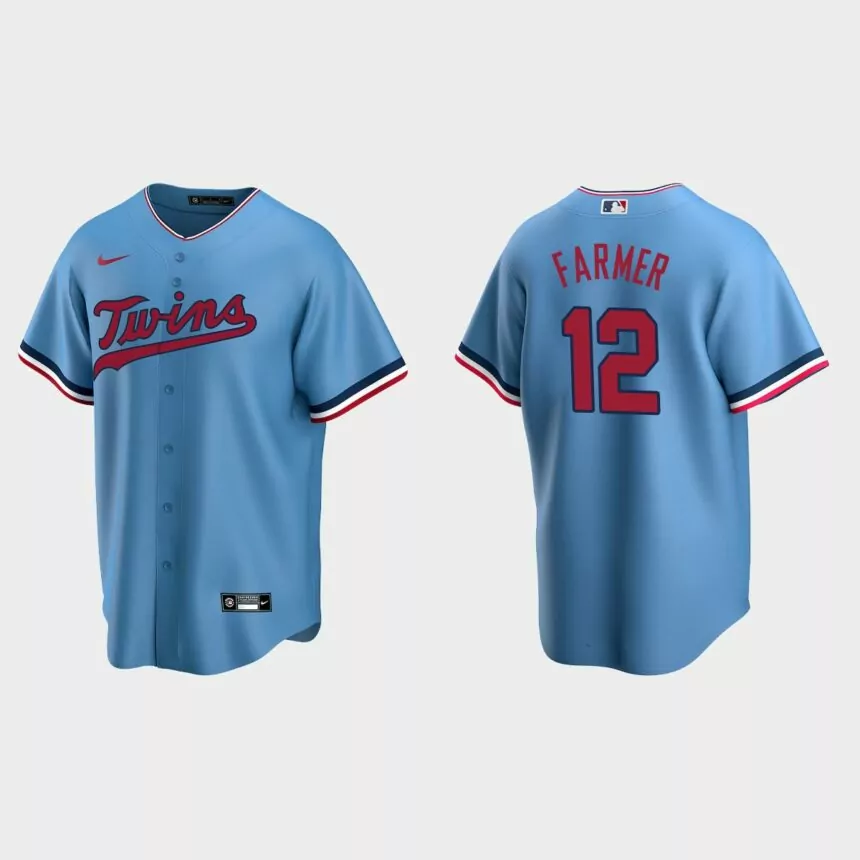 Kyle Farmer Minnesota Twins Replica Alternate Jersey – Light Blue