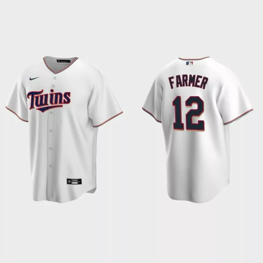 Kyle Farmer Minnesota Twins Replica Home Jersey – White