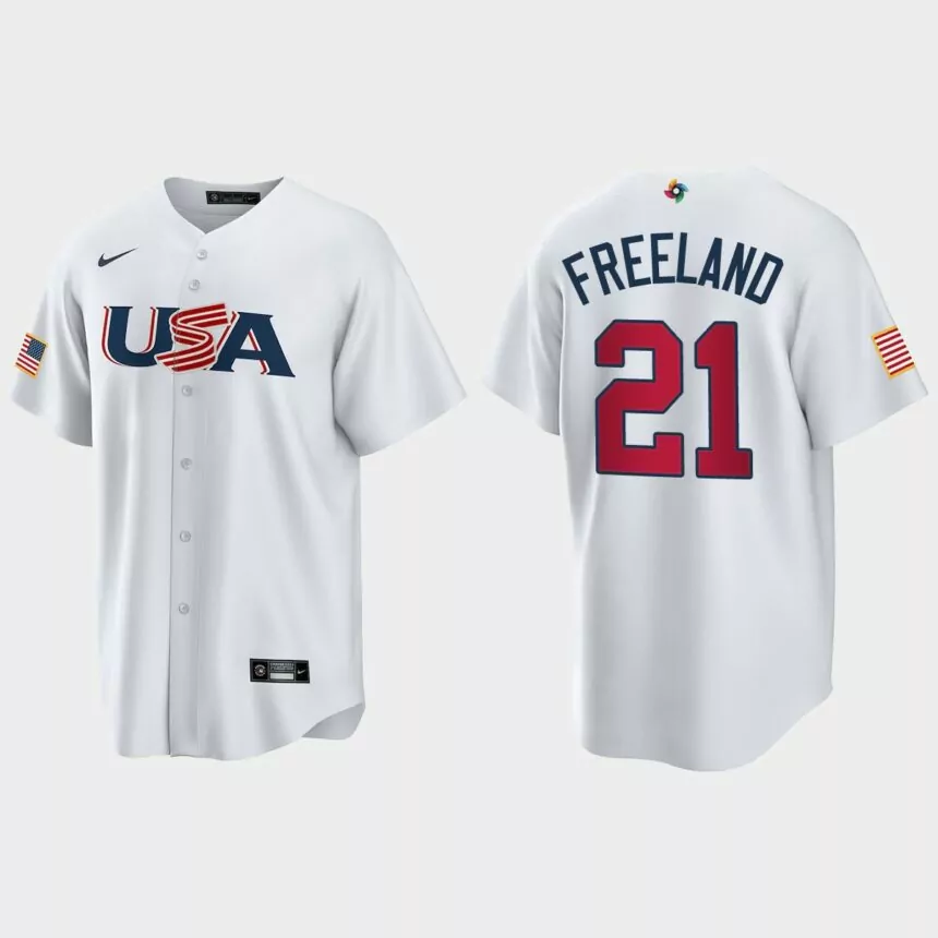 Kyle Freeland USA Baseball 2023 World Baseball Classic Jersey – White