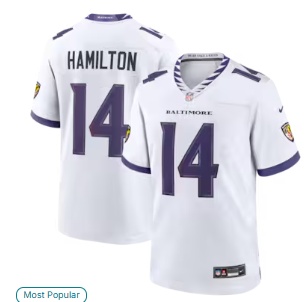 Kyle Hamilton Baltimore Ravens Nike Game Jersey - White