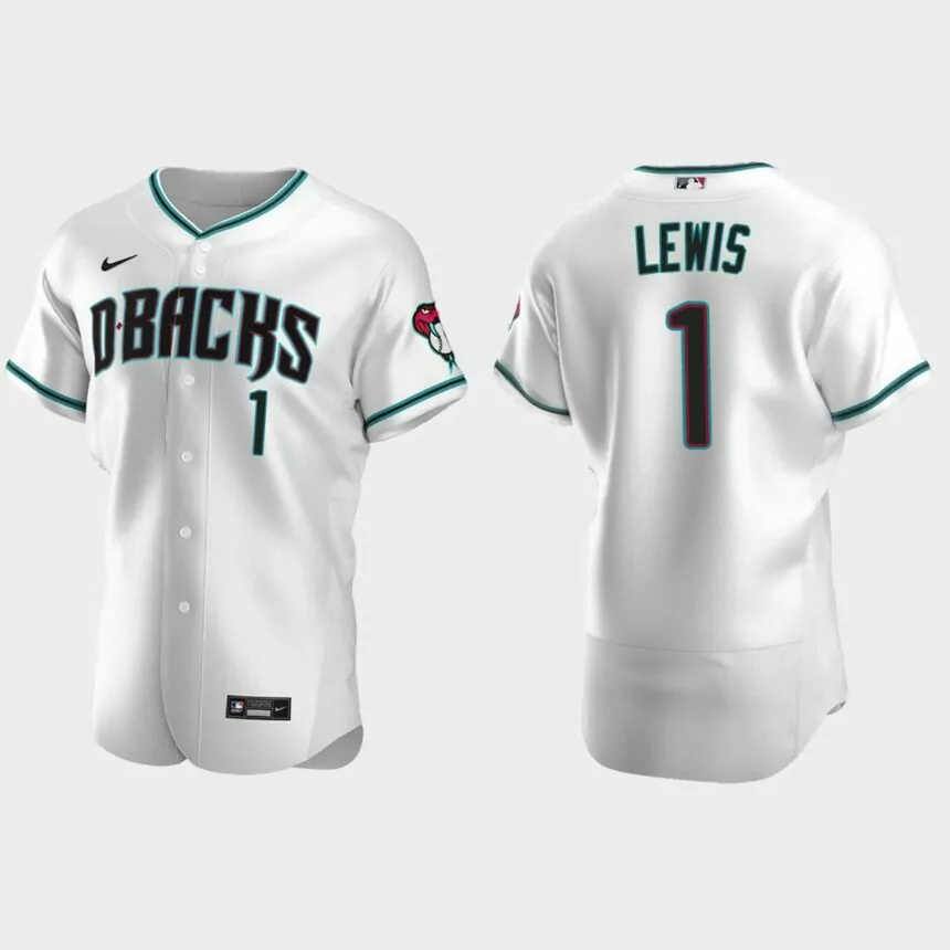 Kyle Lewis Arizona Diamondbacks Authentic Alternate Jersey – White.jpg