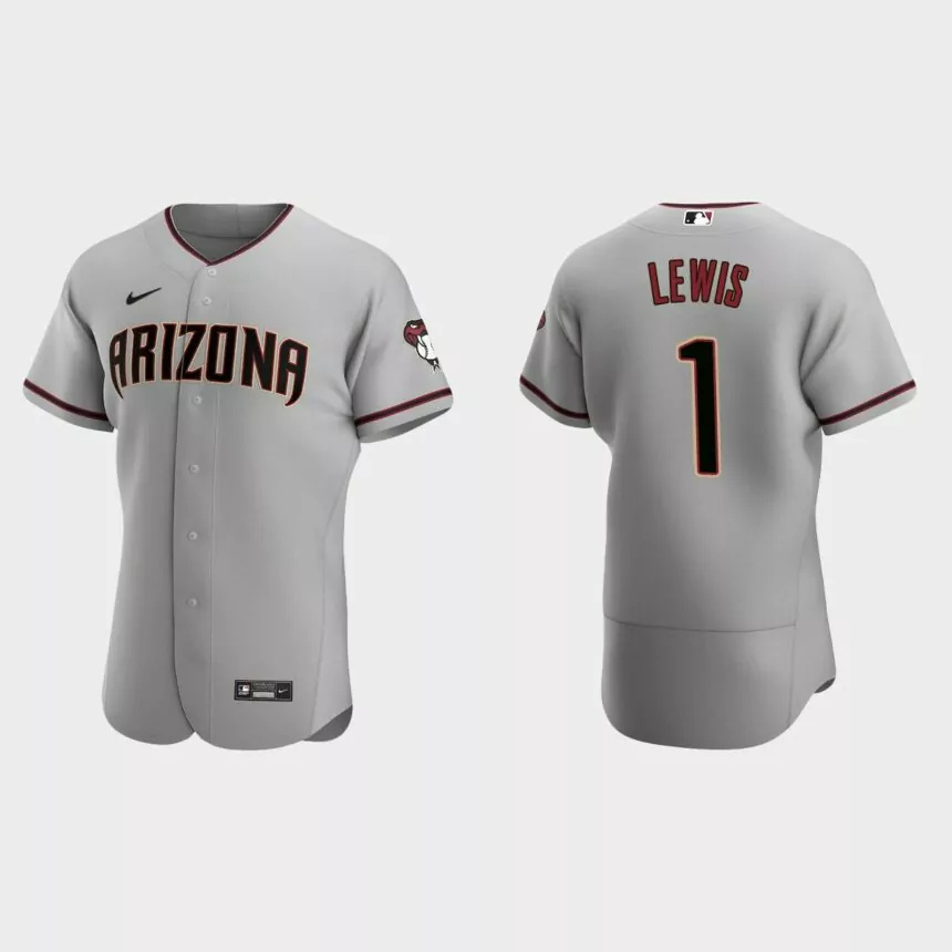 Kyle Lewis Arizona Diamondbacks Authentic Road Jersey – Gray.jpg