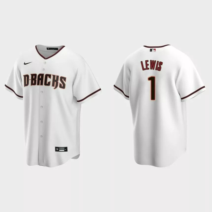 Kyle Lewis Arizona Diamondbacks Replica Home Jersey – White.jpg