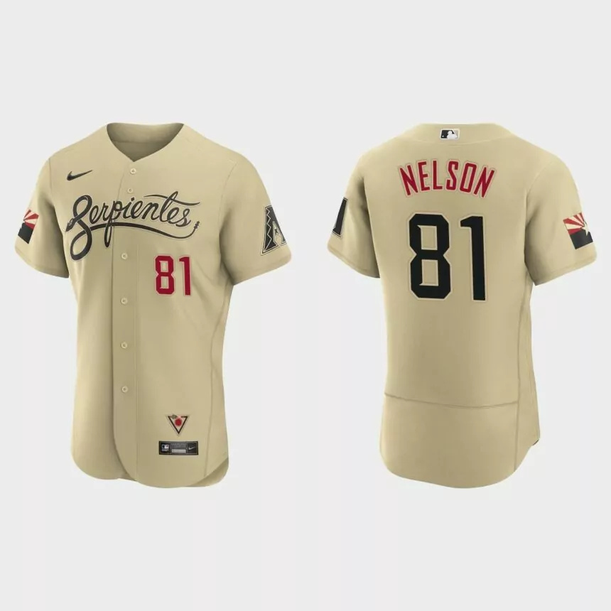 Kyle Nelson Arizona Diamondbacks 2021 City Connect Authentic Jersey – Gold.jpg