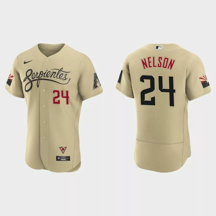 Kyle Nelson Arizona Diamondbacks City Connect Authentic Jersey – Gold.jpg