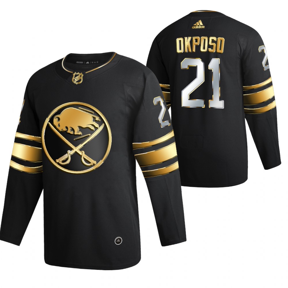 Kyle Okposo Buffalo Sabres Black 2021 Golden Edition Jersey Limited Authentic