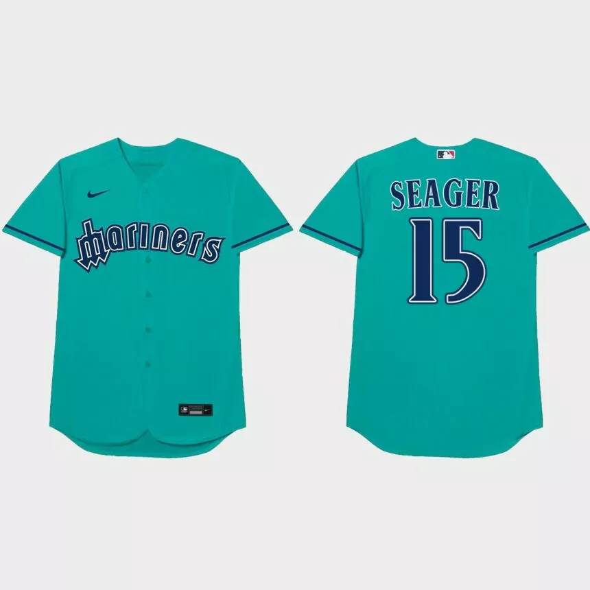 Kyle Seager Nickname Mariners 2021 Players’ Weekend Seager Jersey – Aqua