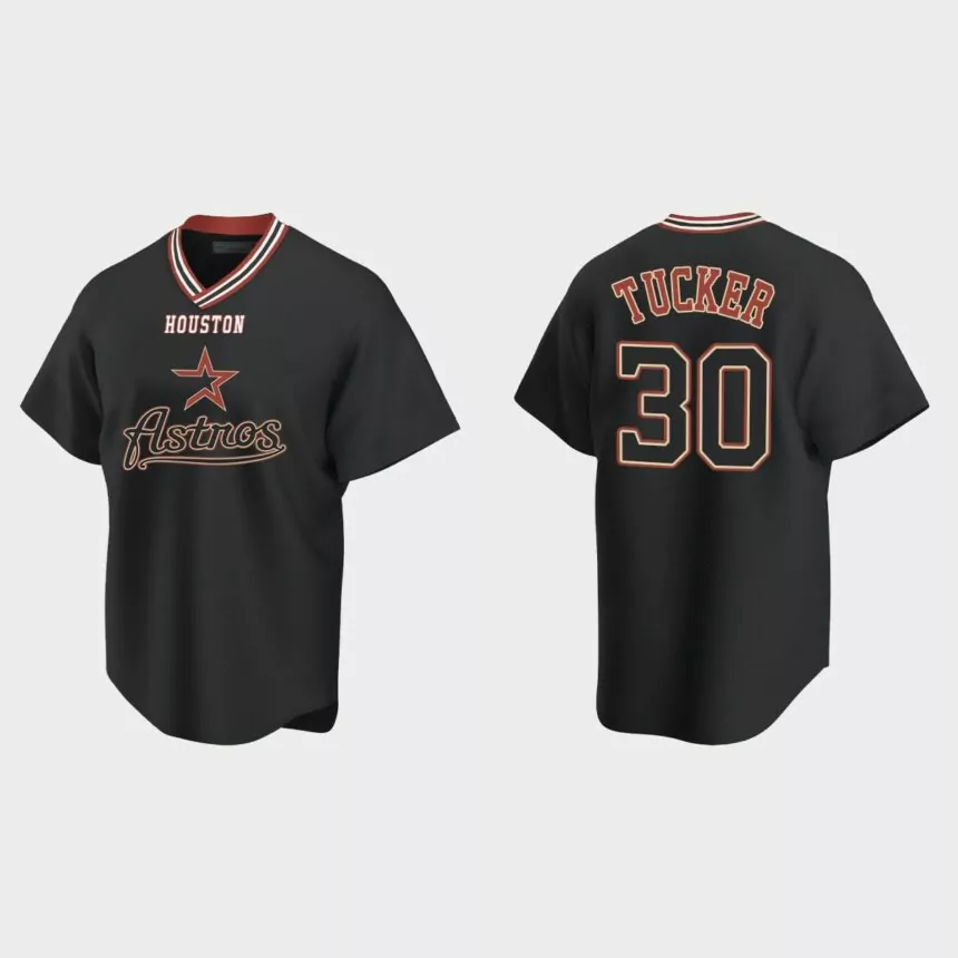 Kyle Tucker Houston Astros Vintage Replica Jersey – Black