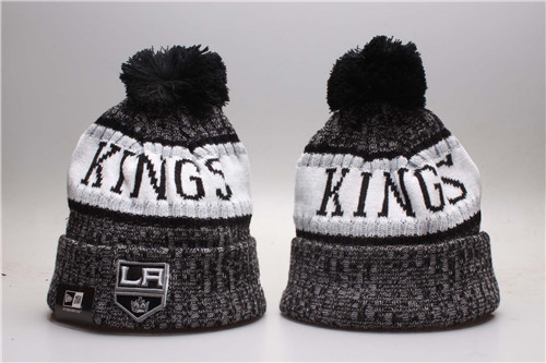 LA Kings Fresh Logo Black Knit Hat YP