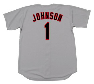 LANCE JOHNSON Chicago White Sox 1990 Majestic Throwback Away Baseball Jersey