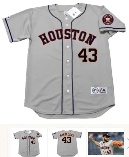LANCE McCULLERS Houston Astros Majestic Away Baseball Jersey