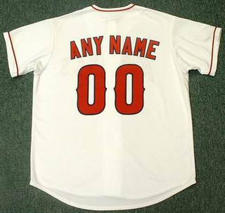 LOS ANGELES ANGELS 2010 Majestic Throwback Jersey Customized Any Name & Number