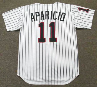 LUIS APARICIO Chicago White Sox 1960's Home Majestic Throwback Baseball Jersey