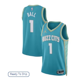 LaMelo Ball Charlotte Hornets Jordan Brand Unisex 2023-24 Swingman Jersey - Teal - City Edition