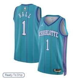 LaMelo Ball Charlotte Hornets Jordan Brand Unisex 2023-24 Swingman Replica Jersey - Classic Edition - Teal