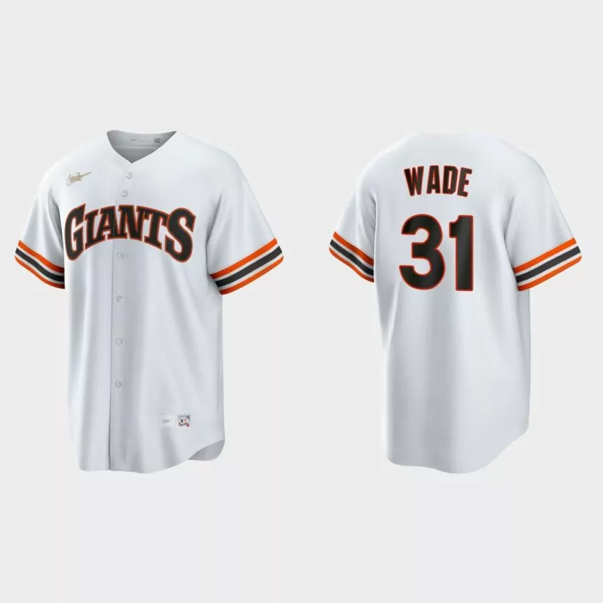 LaMonte Wade Jr. San Francisco Giants Cooperstown Home Jersey – White