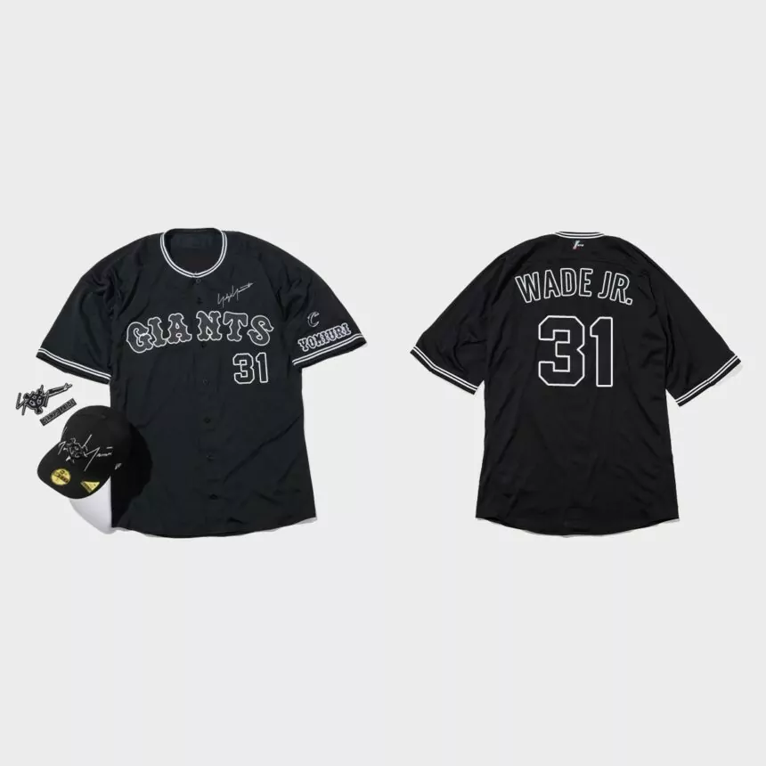LaMonte Wade Jr. San Francisco Giants Yohji Yamamoto Capsule Series Jersey – Black