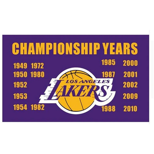Lakers Flag Size 3X5Ft