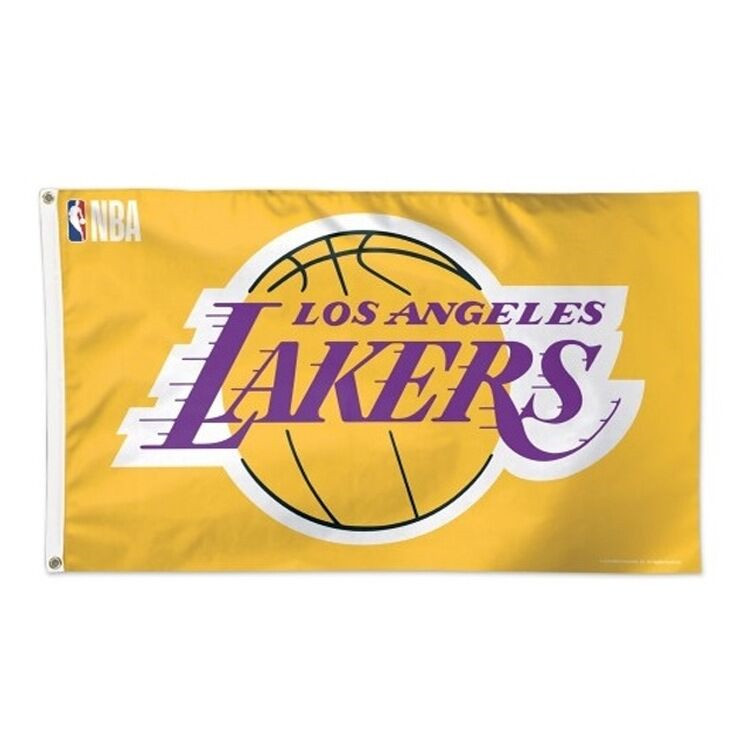 Lakers Flag Yellow Size 3X5Ft