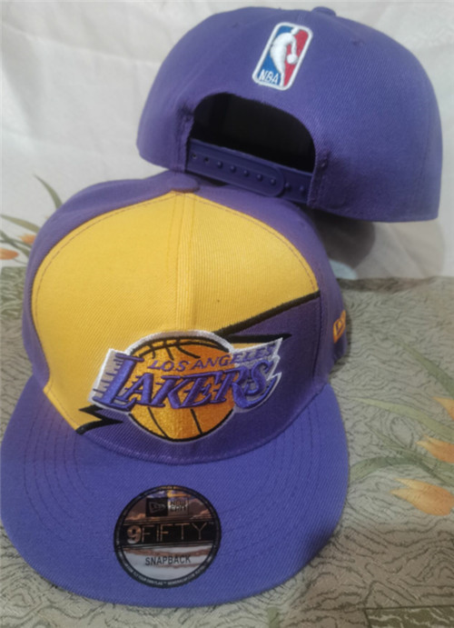 Lakers Team Logo Snapback Hat GS