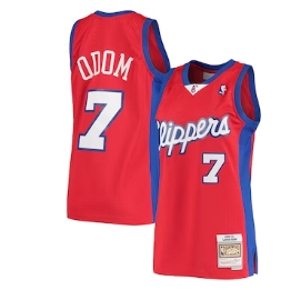 Lamar Odom LA Clippers Mitchell & Ness 2000-01 Hardwood Classics Swingman Jersey - Red