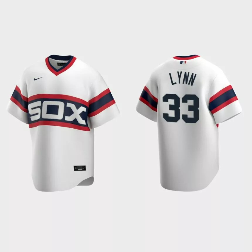 Lance Lynn #33 Chicago White Sox Cooperstown Collection Home Jersey – White