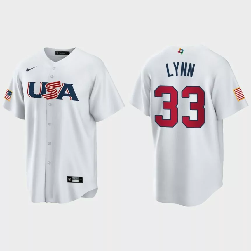 Lance Lynn Chicago White Sox 2023 World Baseball Classic USA Replica Jersey – White