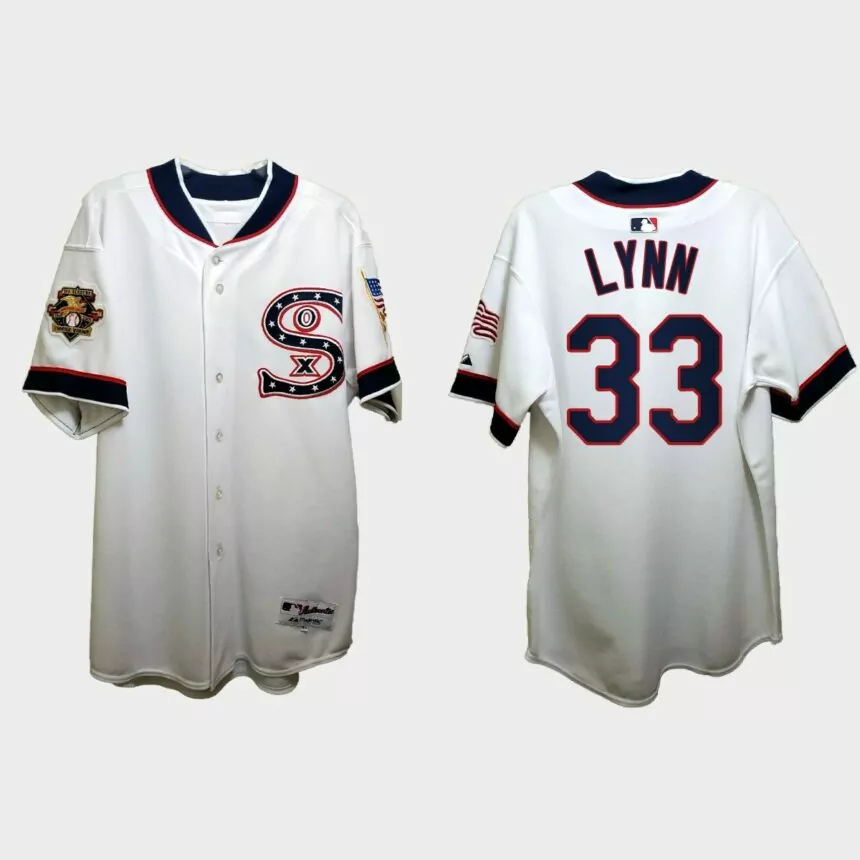Lance Lynn Chicago White Sox Independence Day 1917 Throwback Jersey – White