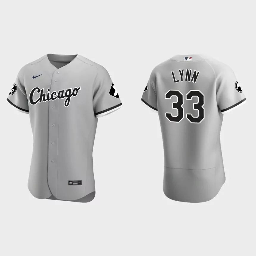 Lance Lynn Chicago White Sox MR Patch Authentic Jersey – Gray