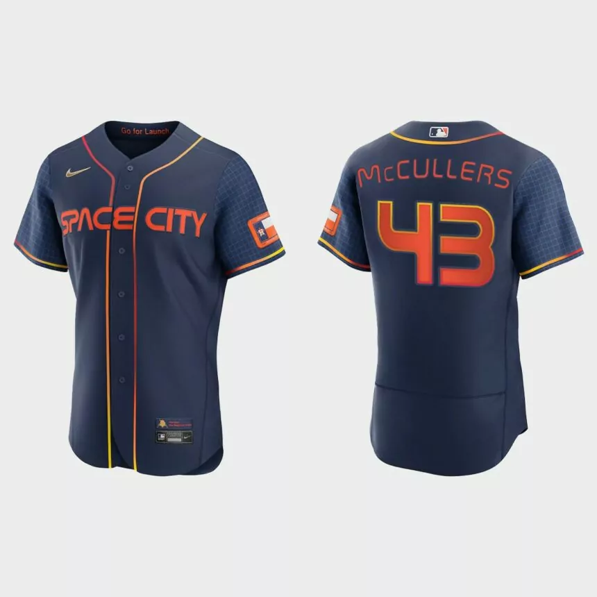 Lance McCullers Houston Astros 2022 City Connect Authentic Jersey – Navy