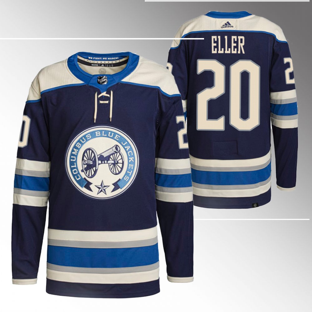 Lars Eller Washington Capitals Navy Alternate Authentic Jersey