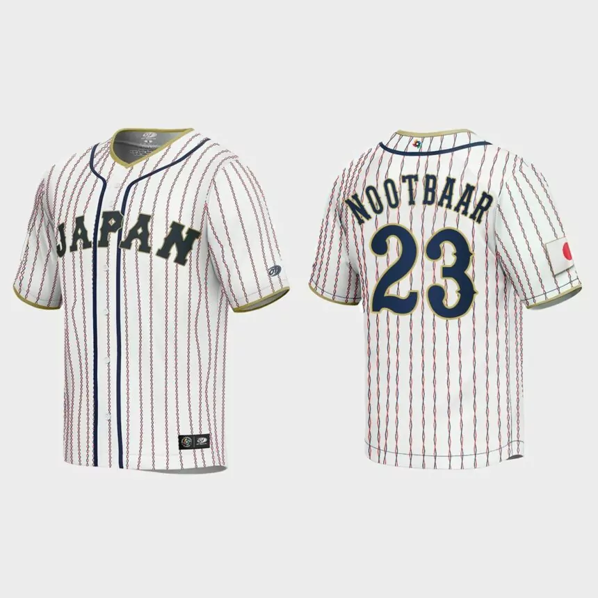 Lars Nootbaar Japan Baseball 2023 World Baseball Classic Jersey – White