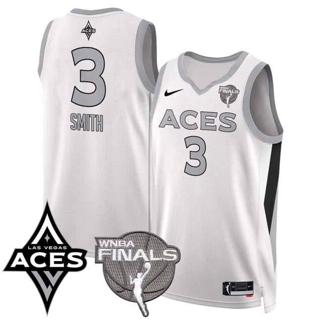Las Vegas Aces 2025 WNBA Finals Jersey - All Stitched NaLyssa Smith -  .3