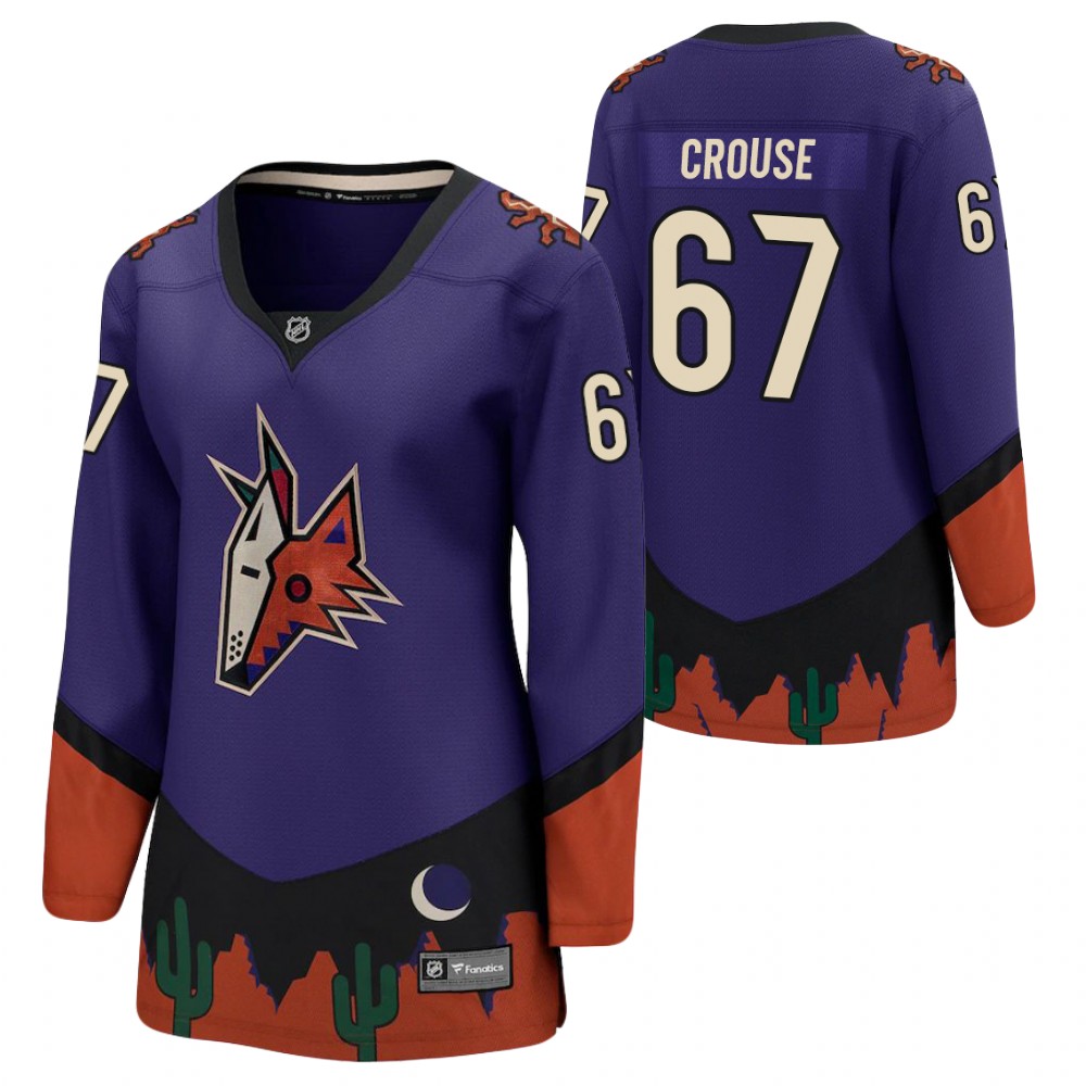 Lawson Crouse Arizona Coyotes 2021 Special Edition Purple Women Jersey